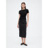 V-DENIM MIDI SKIRT BLACK 1