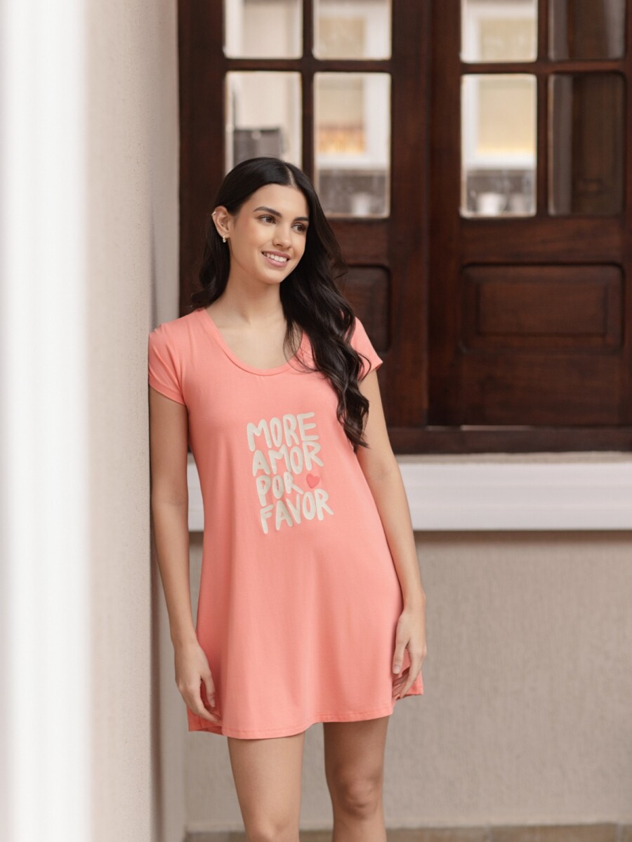 Camison con Serigrafía. - Coral 