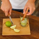 SET PARA CAIPIRINHA COCKTAIL BAMBU 5 PIEZAS MARRON