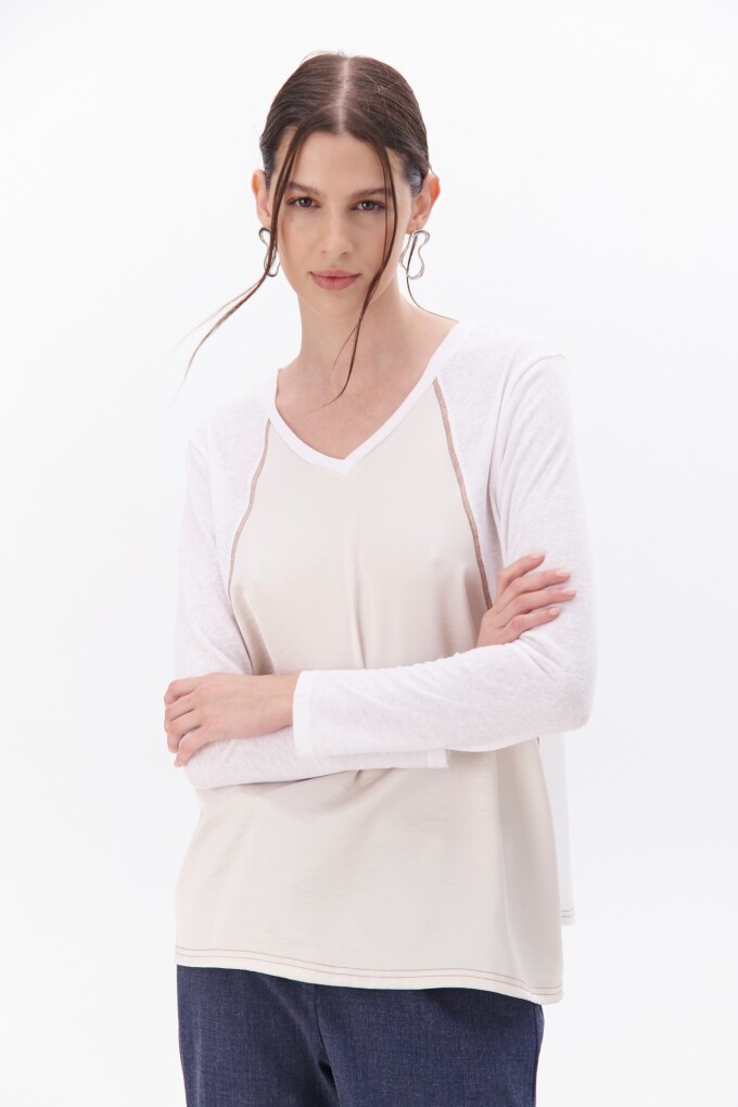 REMERA SANTAS NATURAL