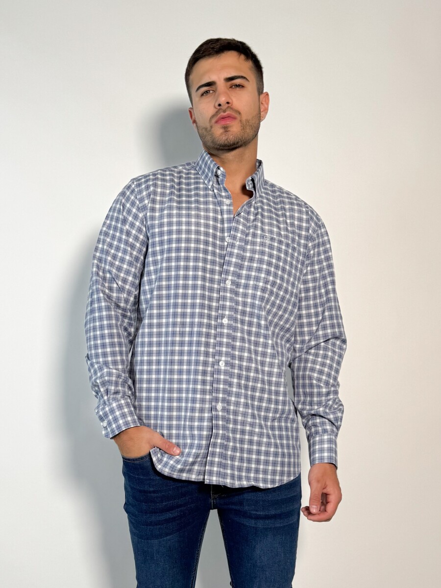 Camisa a cuadros Heracles - Gris 