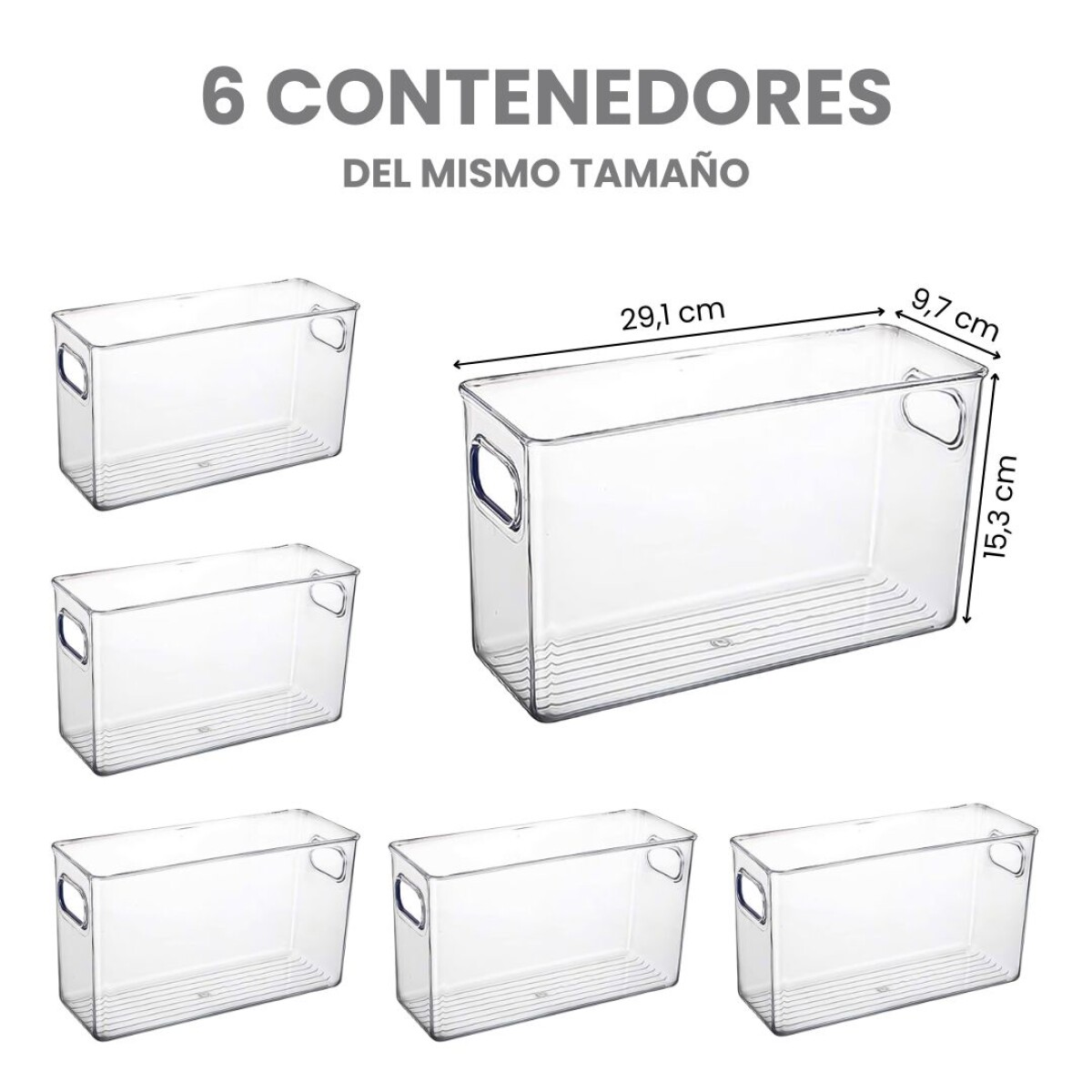Canastos Organizadores De Alacena Heladera Para Cocina Cajon CTN008 