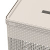 Organizador Alto l Tapa Plástico Beige