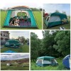 Carpa Estructural Tipo Cabaña 6-8 Personas Verde