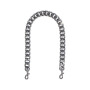 MARC JACOBS - THE CHAINLINK SHOULDER STRAP Carbón