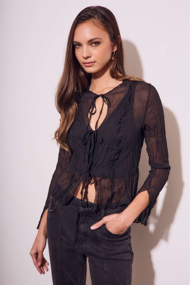 Blusa Lazos - Negro 
