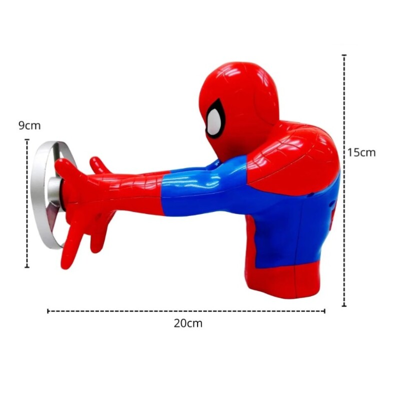Lanzador de Discos Spider-Man 22 x 20 x 14,5 cm LANZADOR DE DISCOS SPIDERMAN 22 CM X 20 CM X 14.5 CM