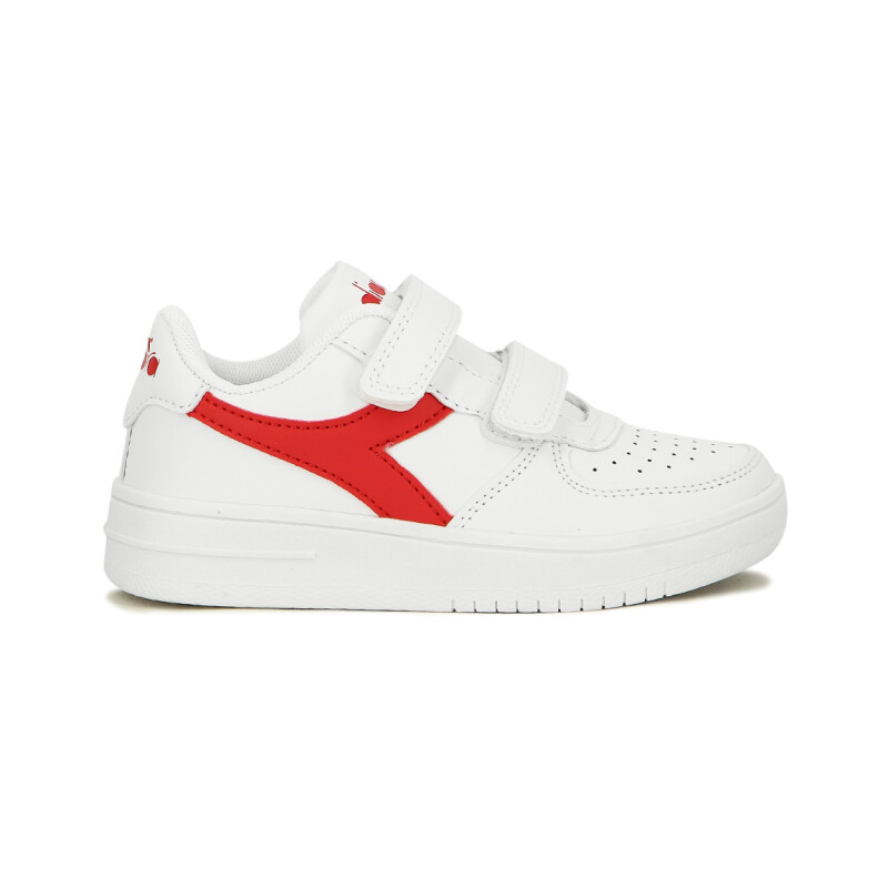 Diadora Champion Lifestyle Spitfire Con Velcro Niño - Blanco/Rojo Blanco-Rojo