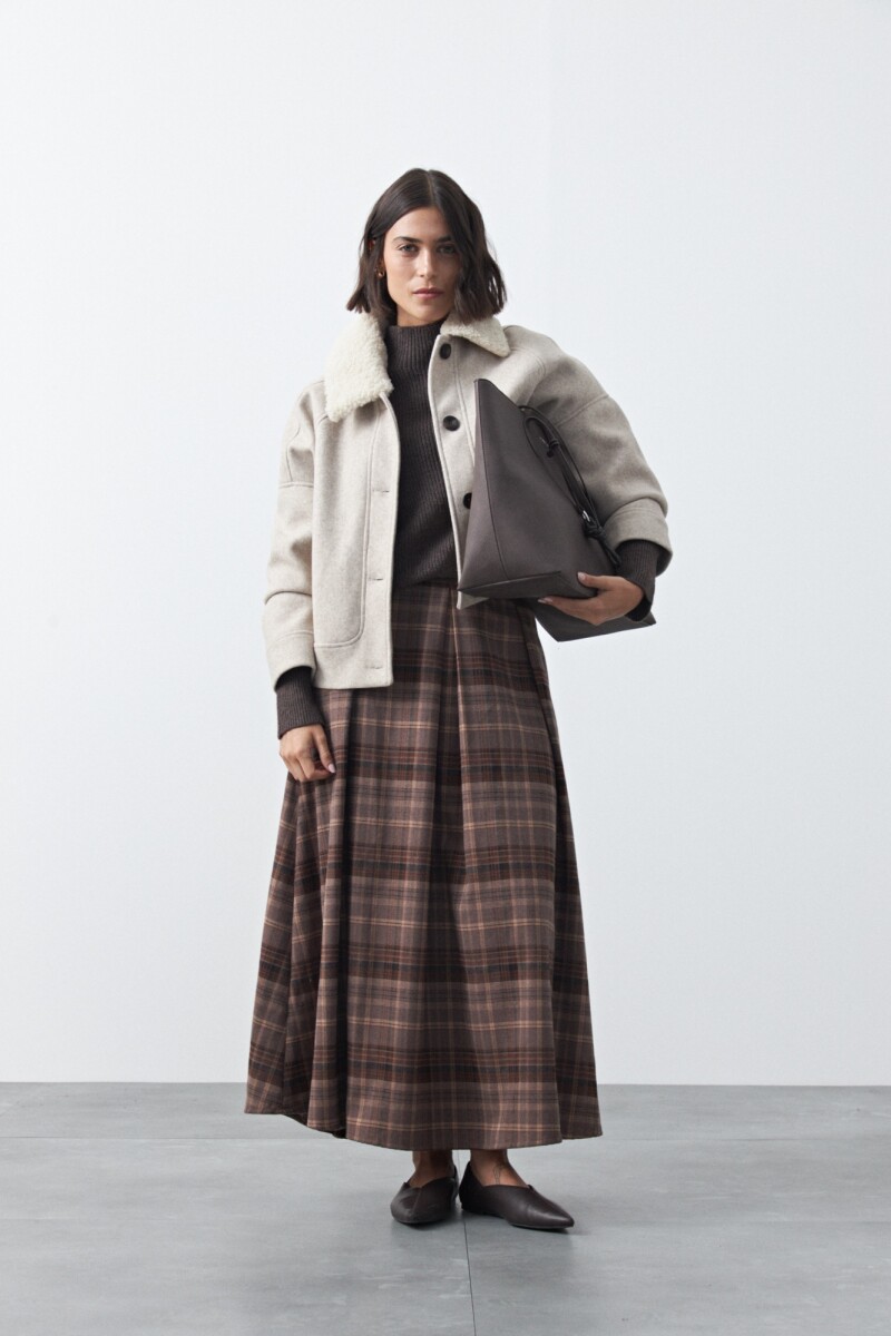 FALDA CHARLINE Marron