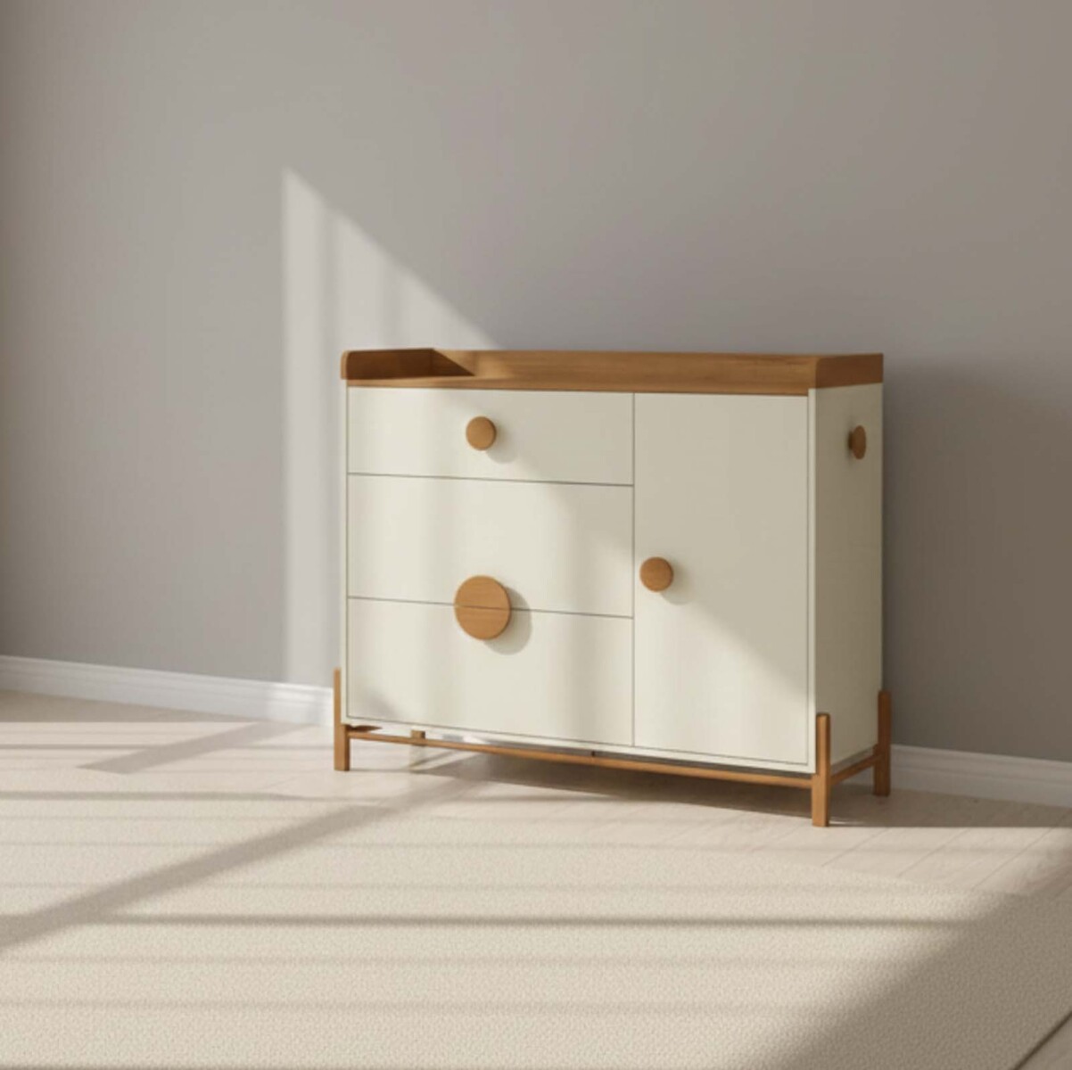 CÓMODA - MDF BLANCO TESS KIDS 20502 