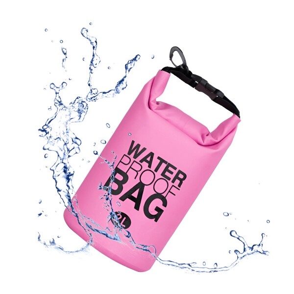 Bolso 2 Litros Celular Playa Piscina Impermeable Estanco Variante Color Rosa