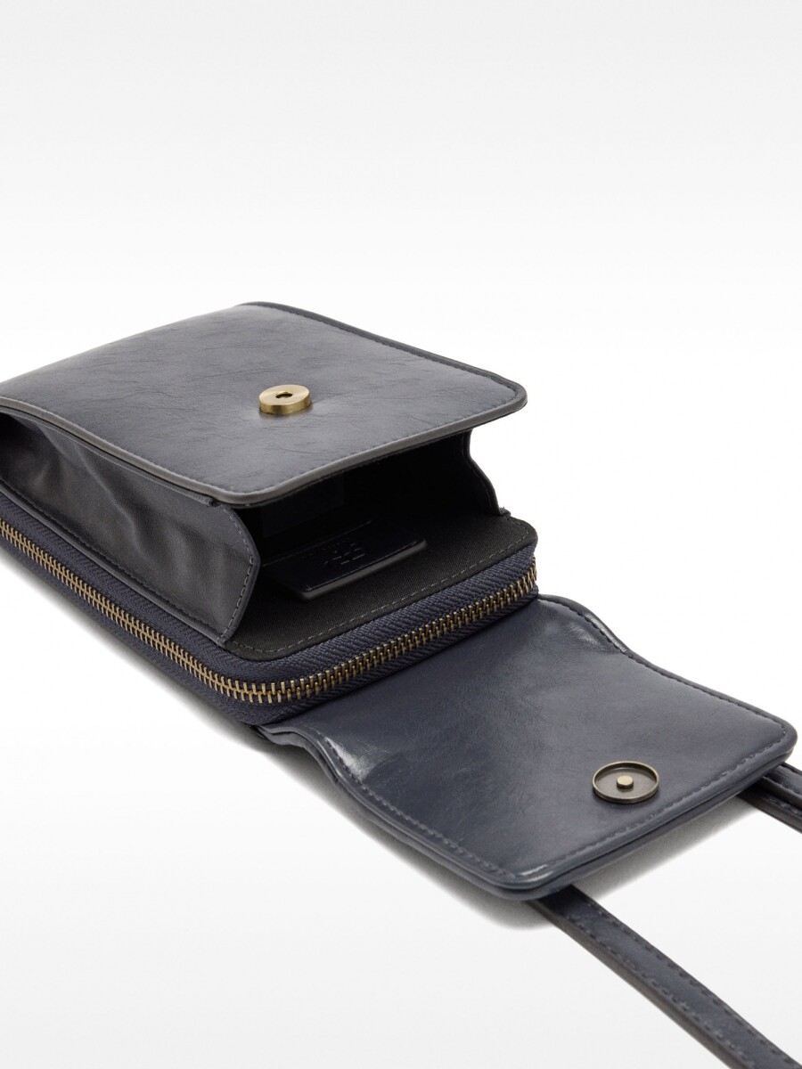 Bolsa Para Móvil De Trenzado Multicolor azul-marino