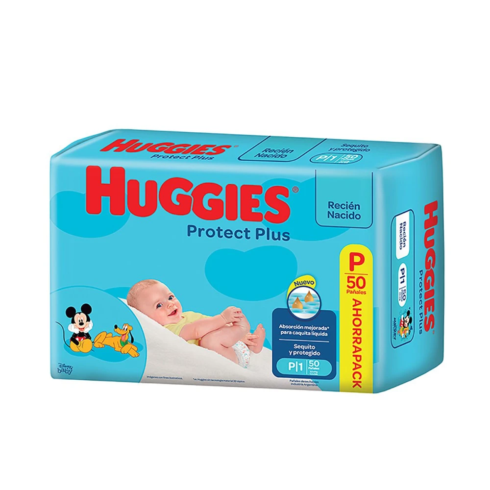 HUGGIES PROTECT PLUS PEQUEÑO AHORRO FN P