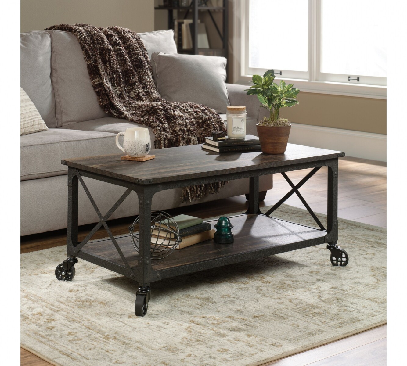 Mesa Ratona con Ruedas - Sauder - Steel River 