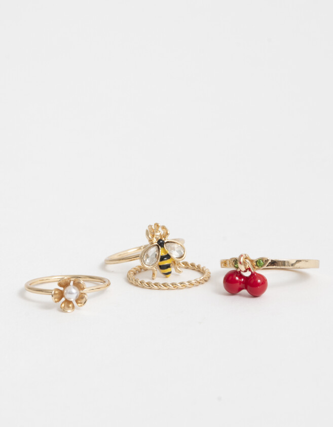 Sets Anillos Flores Sets Anillos Flores - Dorado