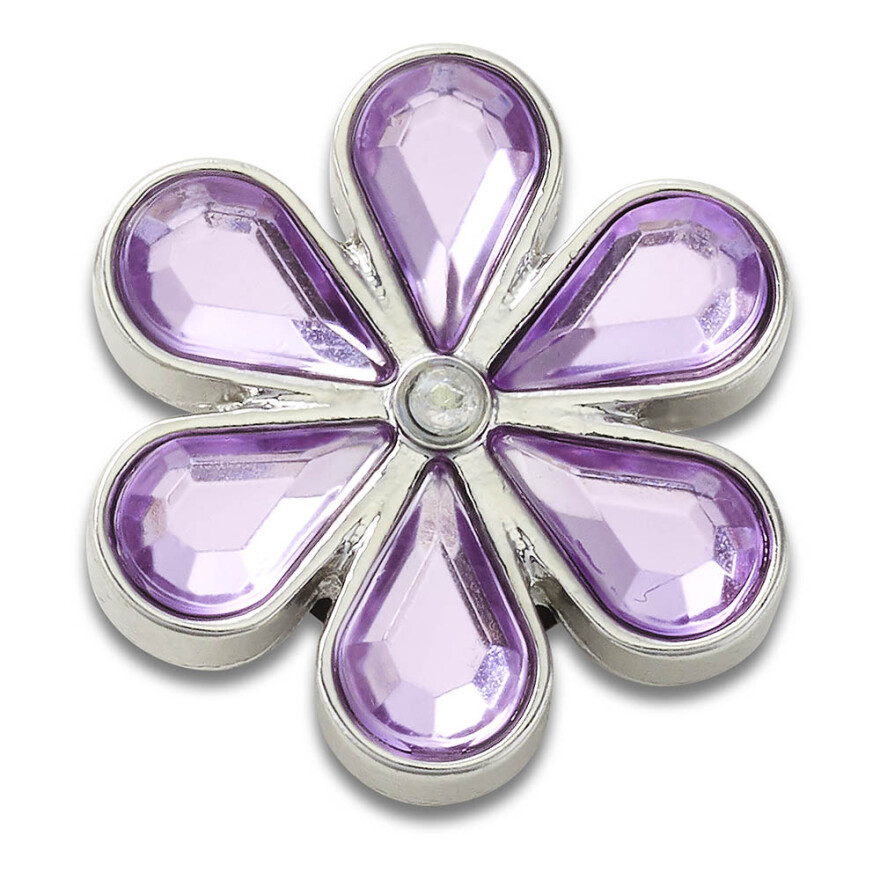 Purple Blinged Out Daisy Multicolor