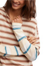 REMERA NINA STRIPE Marfil