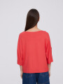 Remera Miky Rojo Coral