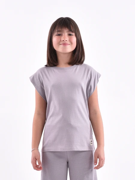 REMERA NEREA GRIS OSCURO