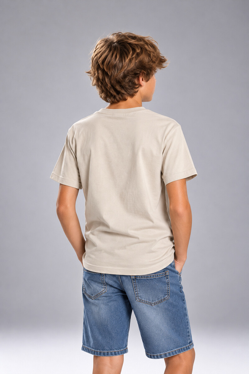 T-SHIRT N.SAILS 1508 M.C VARON - BEIGE 