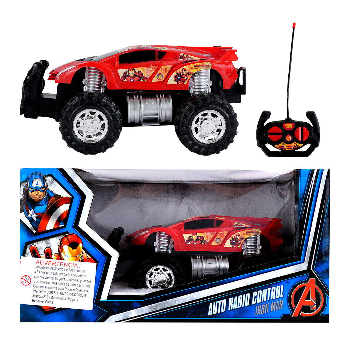 Camioneta r/c 4x4 Iron Man 