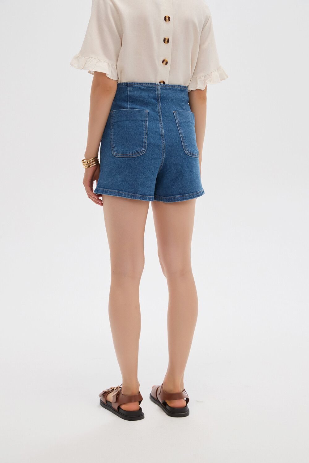 Short Tarei Azul Medio