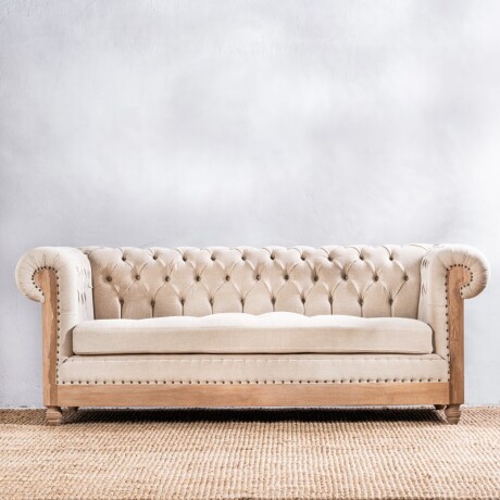 Sillón Chennai 3 Cuerpos Crudo U