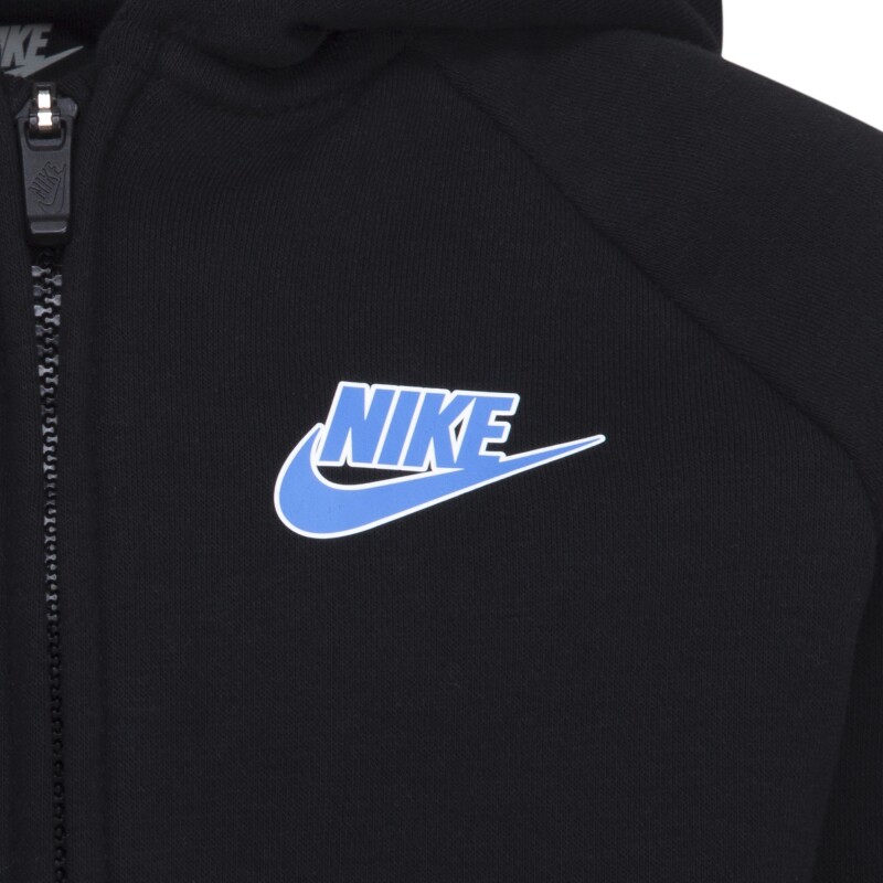 Abrigo Nike Notebook Con cierre Hoody de Niños Negro