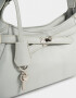 Bandoleras Bandolera Con Charm - Gris Claro