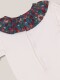 Body Con Cuello Estampado Azul Claro