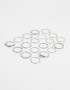 Sets Anillos Metal Set De Anillos De Metal - Plateado