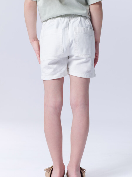 Short Jean Pinzas Crudo