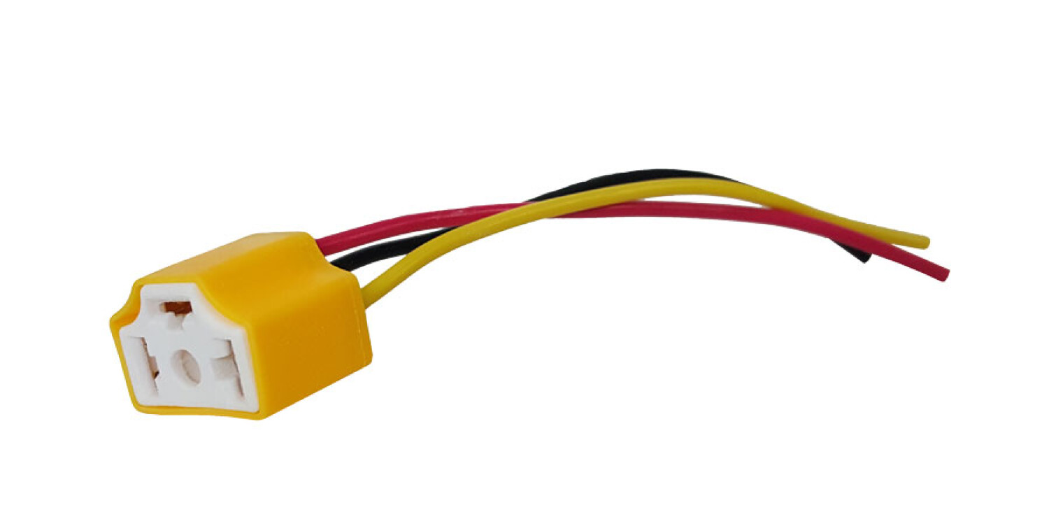 Enchufe Conector Para Ampolleta H4 Ceramico Par Am