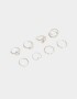 Sets Anillos Metal Anillos Sets De Metal - Plateado