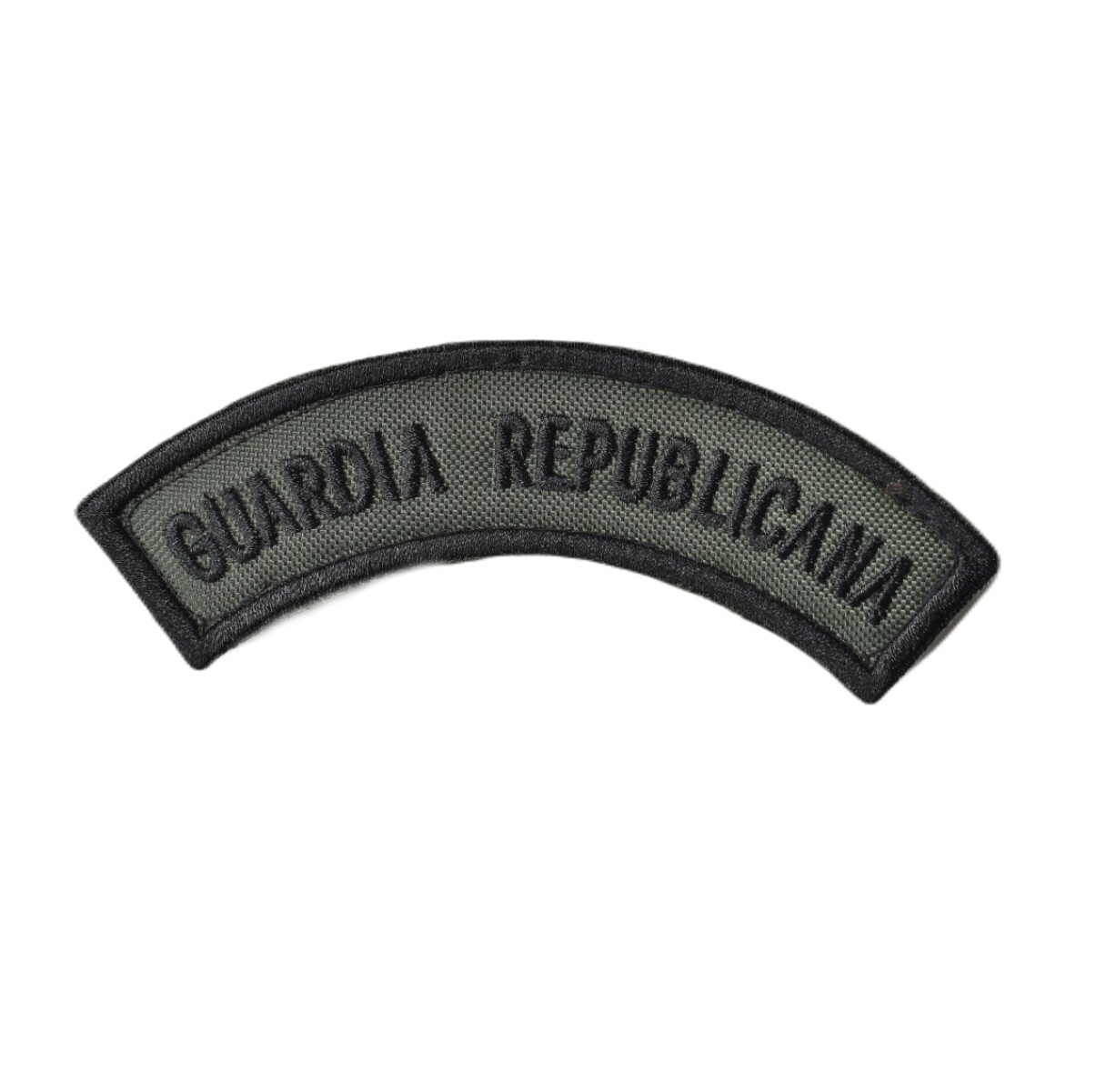Parche bordado medialuna de brazo - Guardia Republicana - Verde 