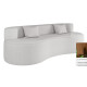 Sillón Sofá Living 3 Cuerpos Charles Compactado En Caja Beige
