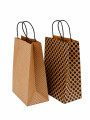 BOLSA PAPEL KRAFT SET X 2 NEGRO