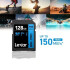 Memoria Sdxc Lexar 800x Pro 128gb Blue Series TARJETA SD LEXAR PRO 800X 128GB BLUE