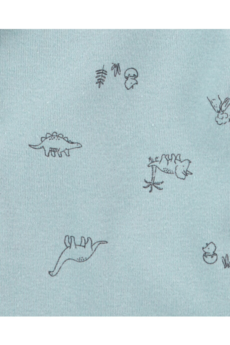 Pack cinco bodies de algodón, diseño dinosaurios Sin color