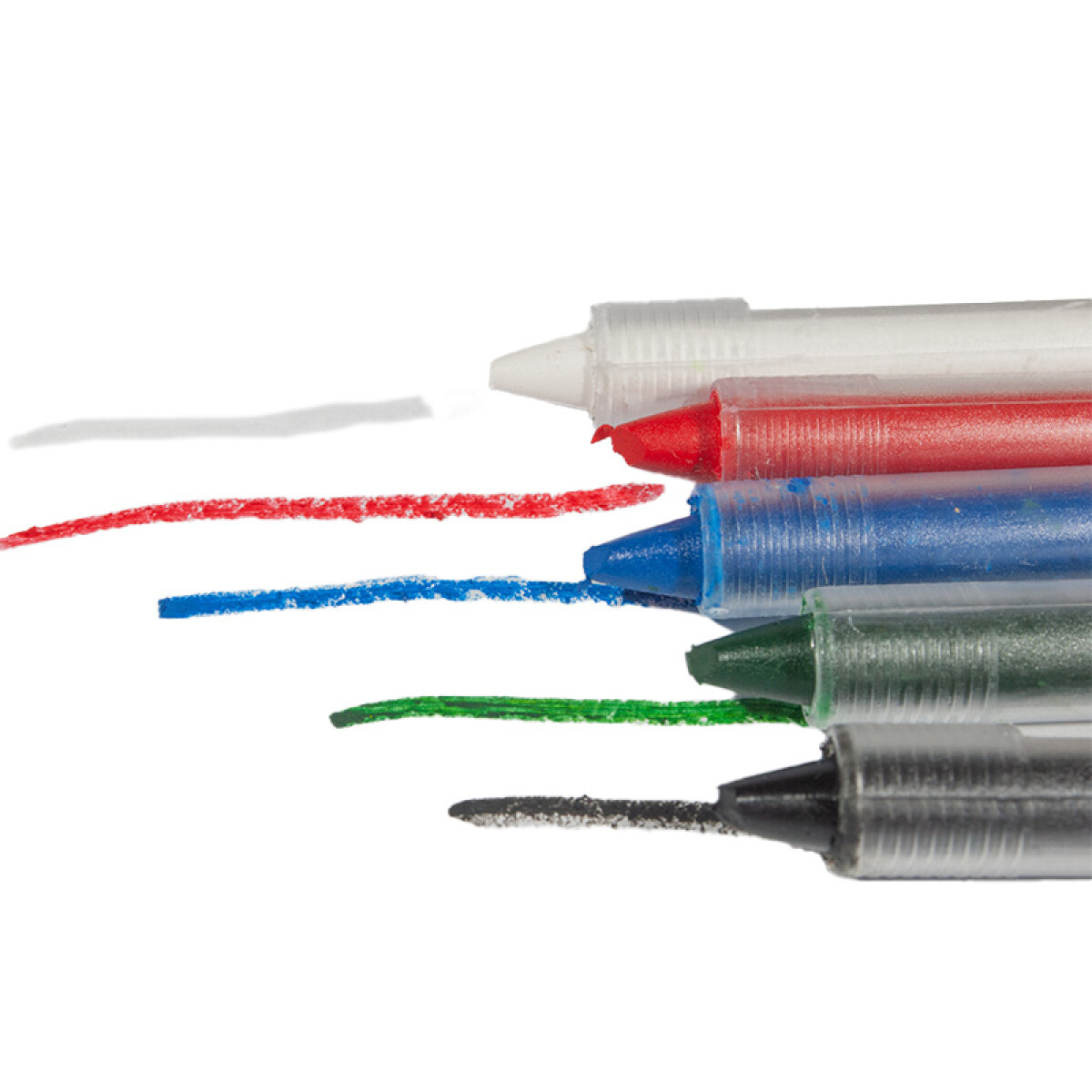 Outlet Crayones extensibles x 5 colores - Outlet Crayones Extensibles X 5 Colores 
