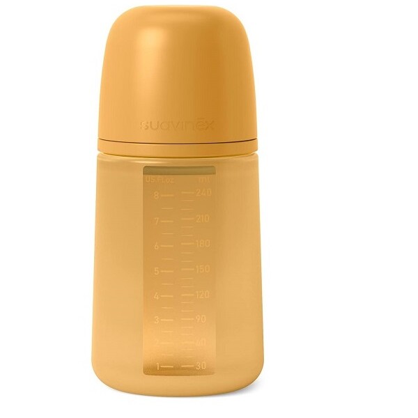 Biberón Silicona Fisiológico Suavinex Essence 240ml Mostaza