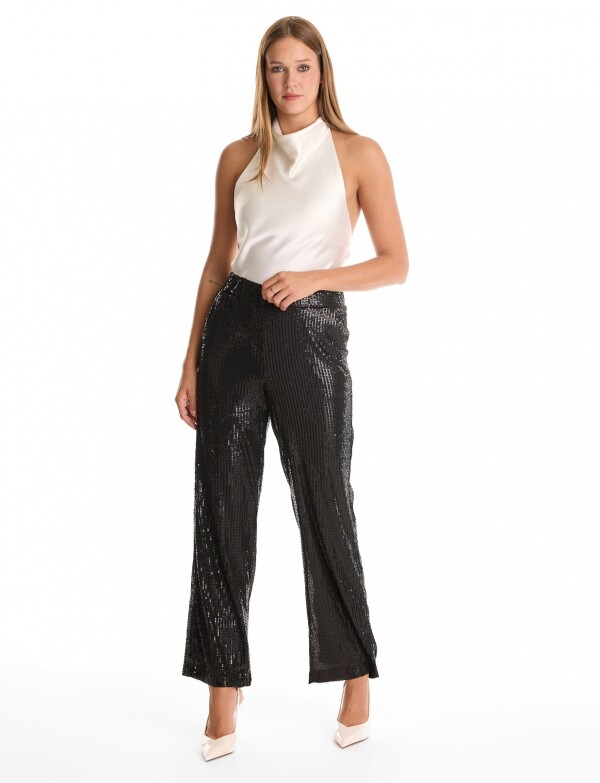 Pantalon Lentejuelas NEGRO