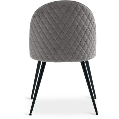 Silla De Comedor Kokkedal Terciopelo Gris