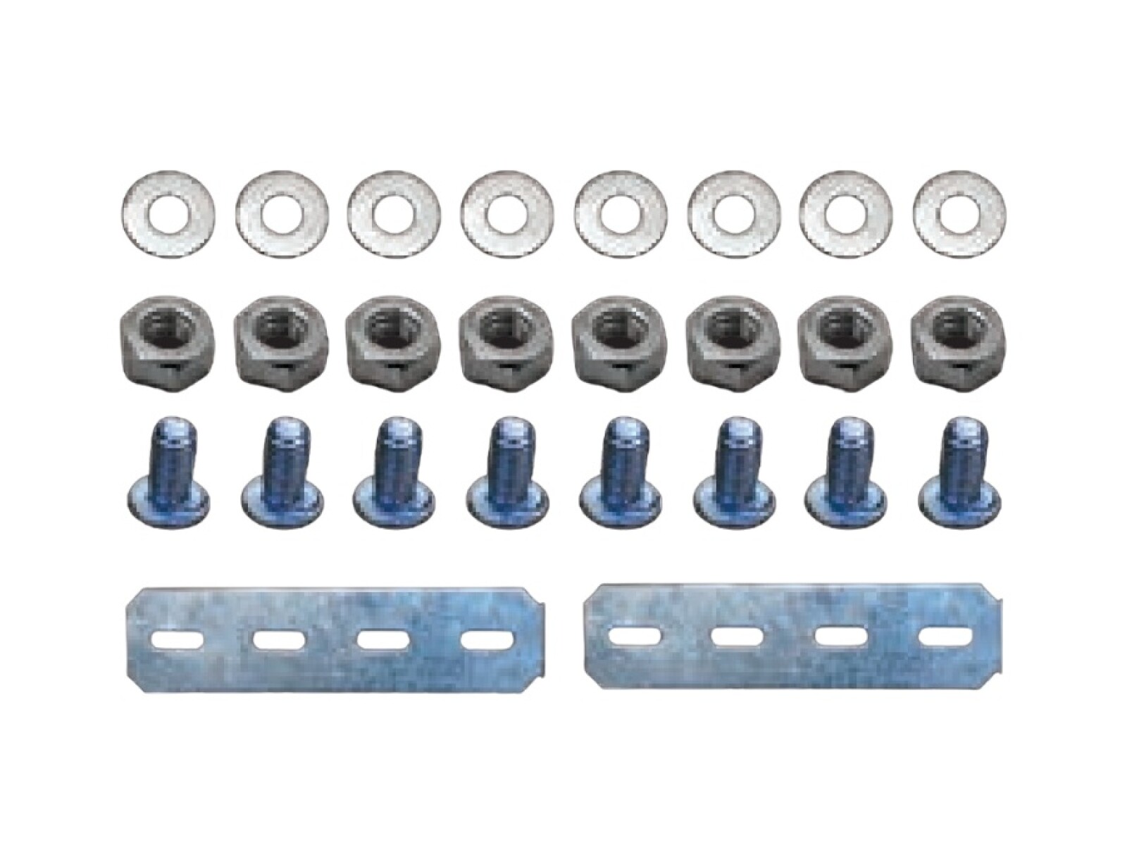 KIT UNION BANDEJA RANURADA / ESCALERA 05/06 (2 uniones + 8 tornillos) 