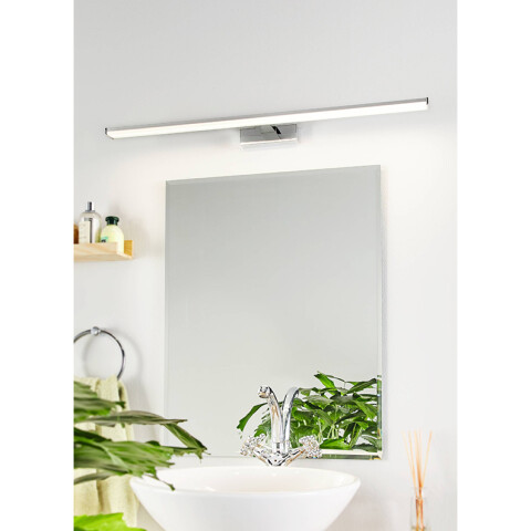 Aplique LED blanco/cromo 14W IP44 78CM PANDELLA 1 EG0321X