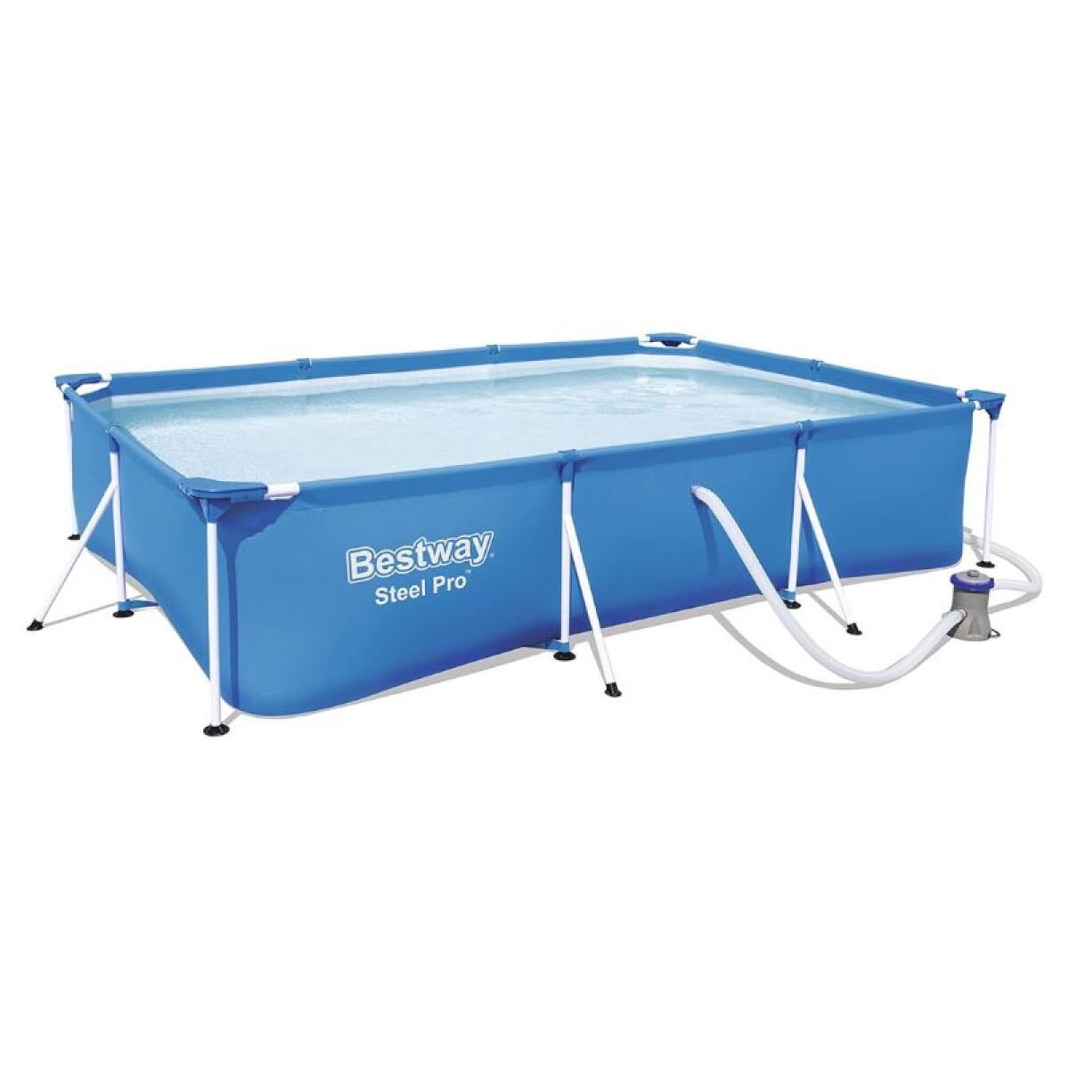 PISCINA BESTWAY RECTANGULAR 3300 LTS + FILTRO Y BOMBA 