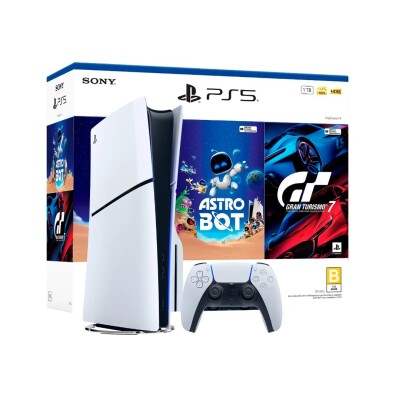 Consola Playstation 5 con lectora incluye Control + 2 Juegos Consola Playstation 5 con lectora incluye Control + 2 Juegos