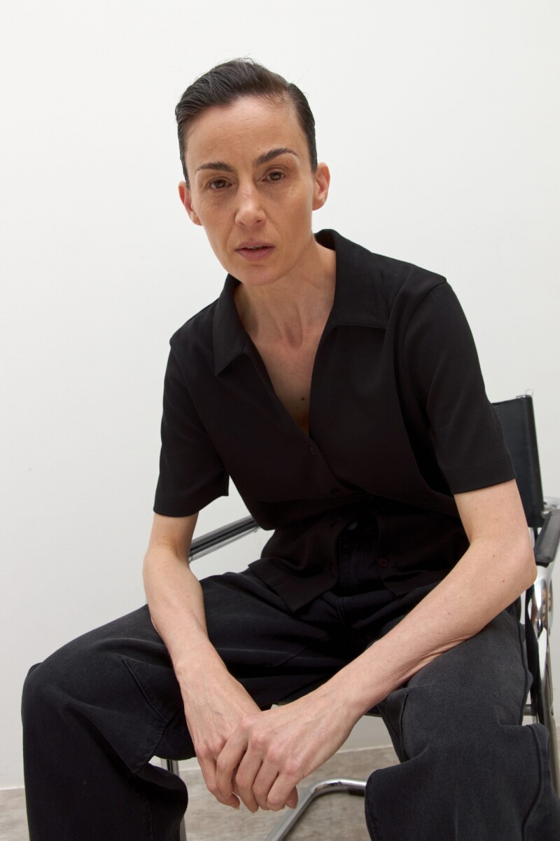 Camisa de algodón negro