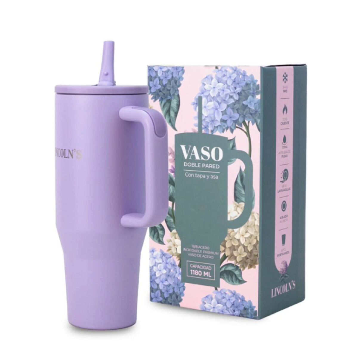 Vaso Termico Drinks - Lila 