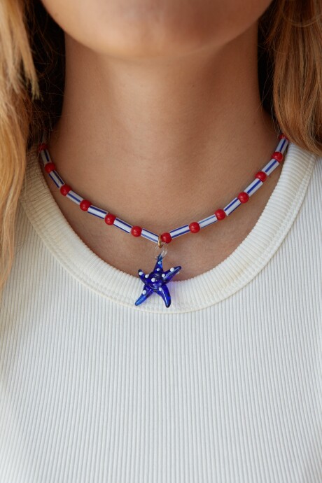 COLLAR CANDY ESTRELLA DE MAR AZUL